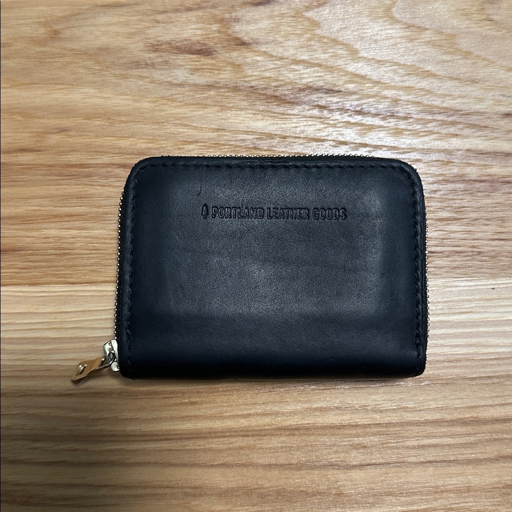 Portland Leather Black Leather Wallet